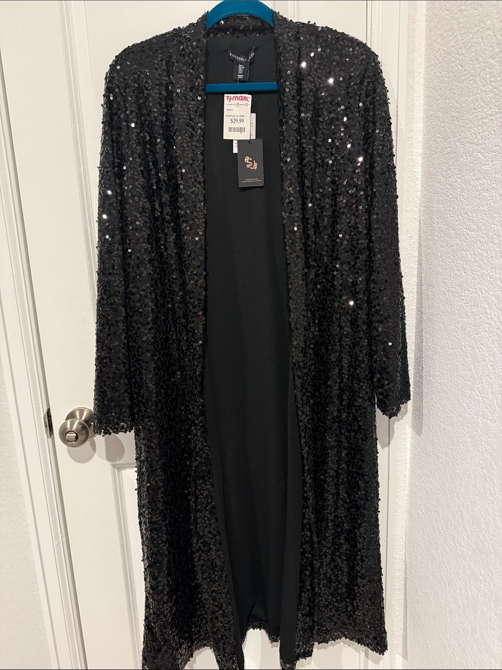 Sincerely Jules Black Sequin Jacket